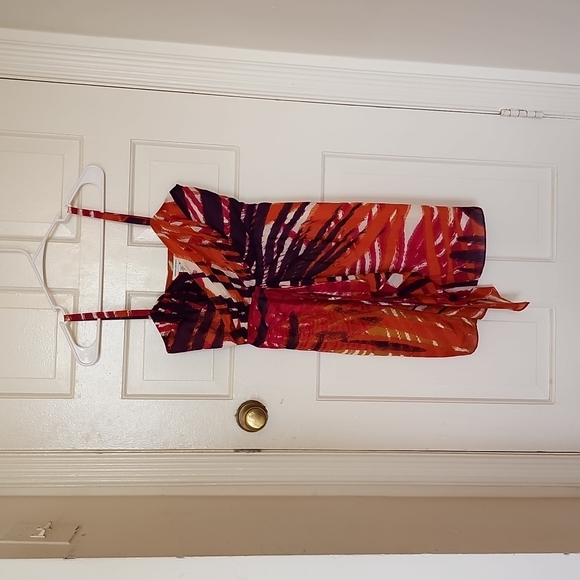 Silk Blend Tropical Banana Republic Dress - Picture 2 of 5